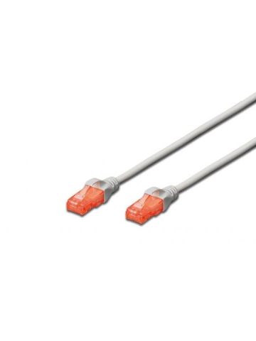 CAVO RETE 3 MT GRIGIO CAT.6 NON SCHERMATO