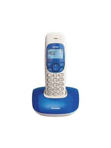 TEL. CORDLESS BRONDI NICE BIANCO/BLU