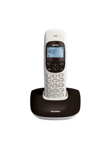 TEL. CORDLESS BRONDI NICE NERO/BIANCO