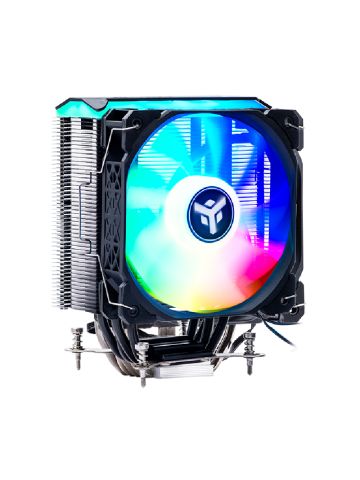 DISSIPATORE ITEK ICY-4HLA - Skt universale, 150W TDP, 4 HP, ventola 12cm, ARGB