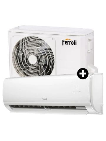 FERROLI GIADA S 9000 BTU (2CP001LF+2CP001HF) - CONDIZIONATORE 9000 BTU - INVERTER - GAS R32 - CONTROLLO WI-FI - CLASSE A+/A++