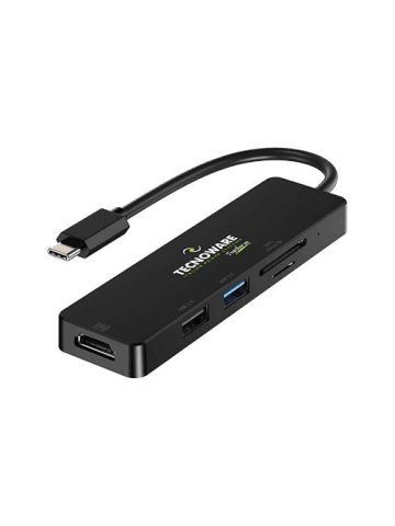 HUB 5 PORTE USB TYPE-C 2 IN 1