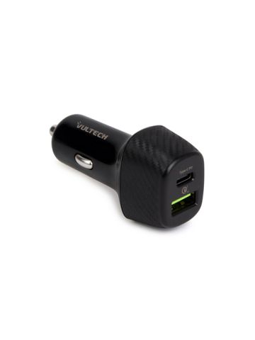 CARICATORE DA AUTO VULTECH USB & TPC 45W