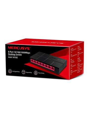 SWITCH MERCUSYS 8 PORTE GIGABIT MS108G