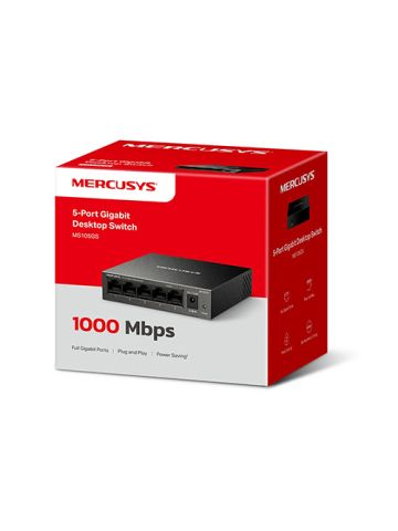 SWITCH MERCUSYS 5 PORTE GIBABIT
