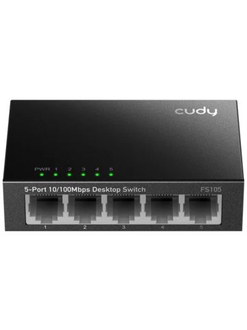 CUDY FS105 - 5-PORT 10/100 MBPS METAL SWITCH