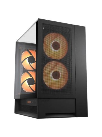 COUGAR OMNY X (BLACK) - PC CASE MID TOWER - 4 VENTOLE RGB + HUB (supp GPU VERTICAL)