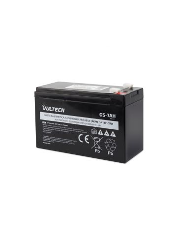VULTECH GS-7AH REV. 2.1 - BATTERIA ERMETICA AL PIOMBO PER UPS DA 7A
