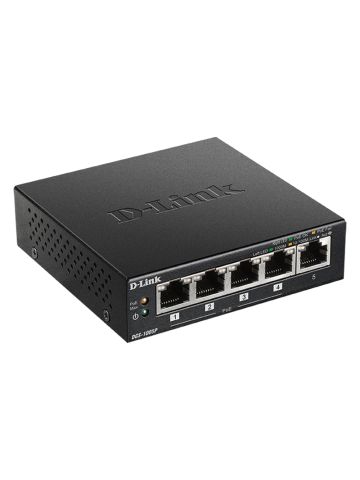D-LINK DGS-1005P - DESKTOP SWITCH 5 PORTE GIGABIT POE+