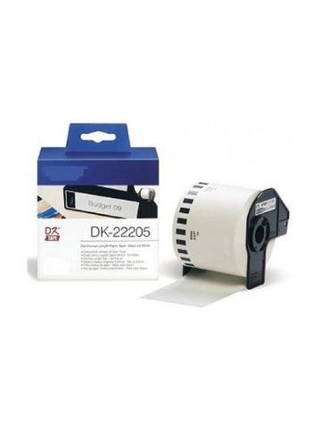 ETICHETTE BROTHER BK/BIANCO 62MM30.48