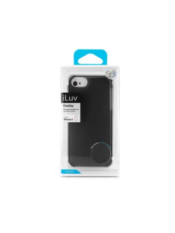 COVER ILUV OVERLAY BLACK ICA7H305BLK PER IPHONE 5 - 5S - SE