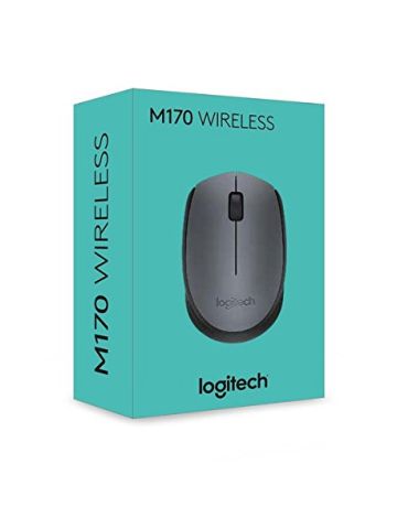 MOUSE LOGITECH M170 WIRELESS BLACK 910-004642