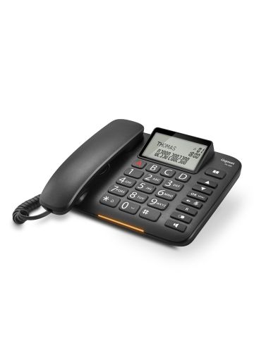 GIGASET DL380 (NERO) - TELEFONO CORDED - DISPLAY - VIVAVOCE - TASTI GRANDI