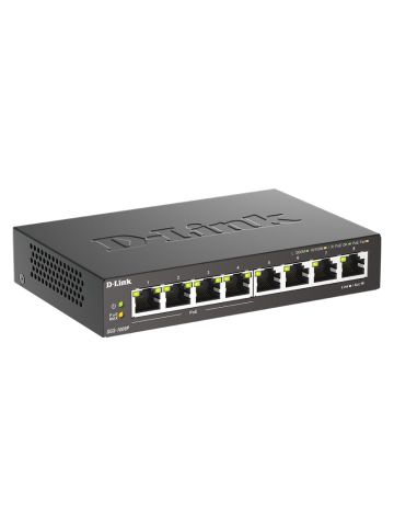 D-LINK DGS-1008P - DESKTOP SWITCH 8 PORTE GIGABIT POE