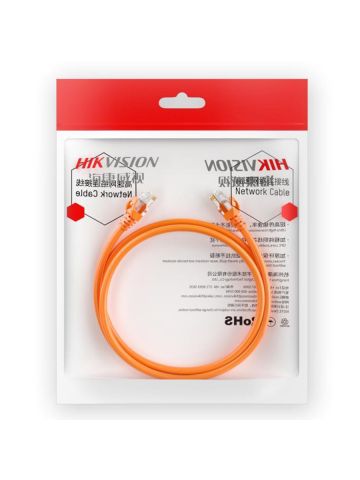HIKVISION DS-1NP6UEC0-OR-2MT - CAVO LAN CAT6 U/UTP - 2M - ORANGE