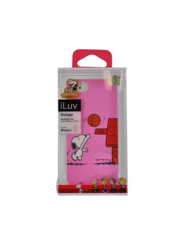 COVER ILUV SNOOPY PINK ICA7H383PNK PER IPHONE 5 - 5S - SE