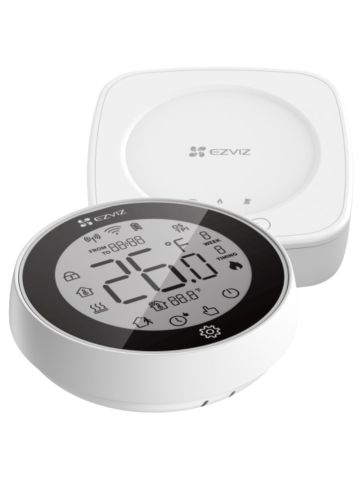 EZVIZ T56 - CRONOTERMOSTATO SMART CON CONTROLLO DELLA TEMPERATURA - WIFI - DISPLAY TOUCH - DA APPOGGIO O DA MURO