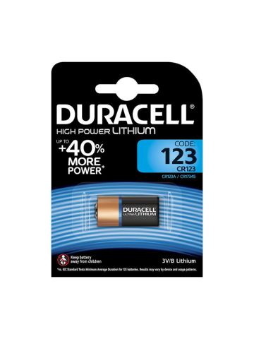 DURACELL CR123 BLISTER 1 BATTERIA - master carton da 10 blister