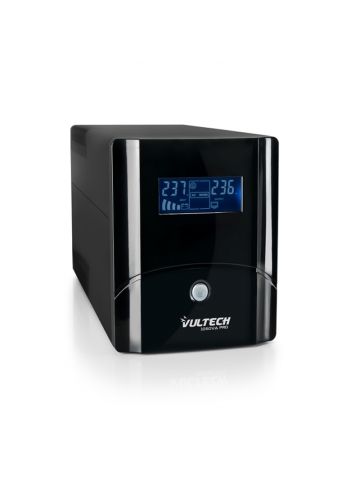 VULTECH UPS1050VA-PRO - GRUPPO DI CONTINUITÀ LINE INTERACTIVE - LCD - 2 PRESE - 1 PRESA IEC13